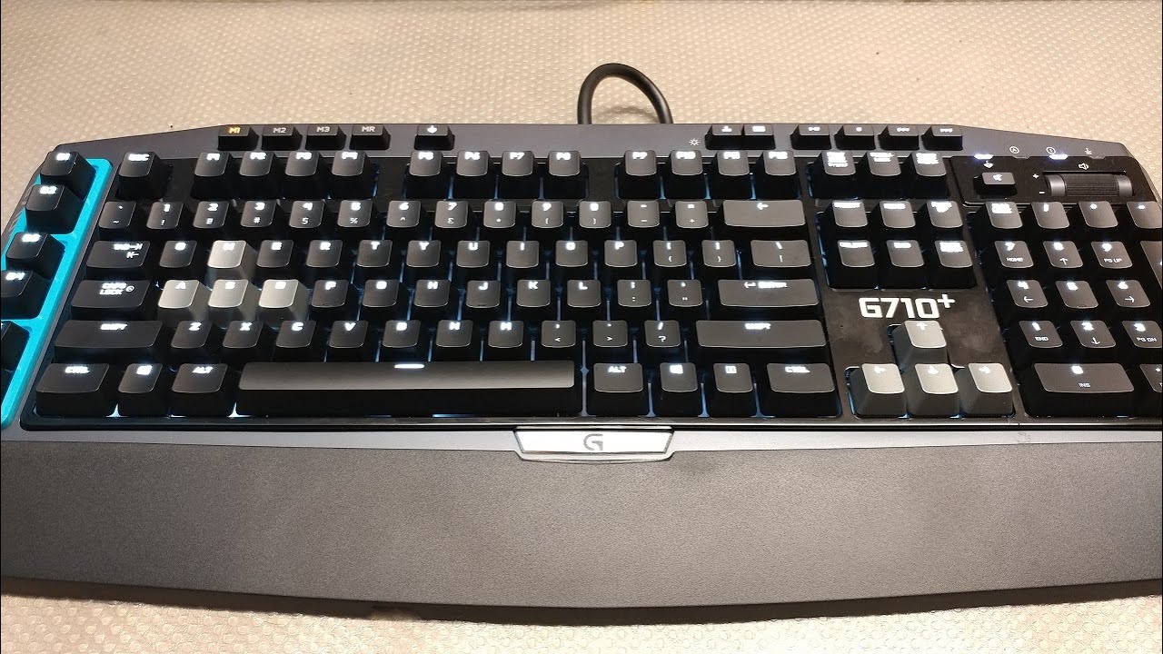 Logitech – G710+ Mechanical Gaming Keyboard – Black/White: What Keys