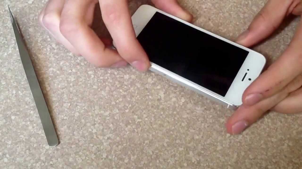 Opening The SIM Card Slot On IPhone 5A Quick Guide