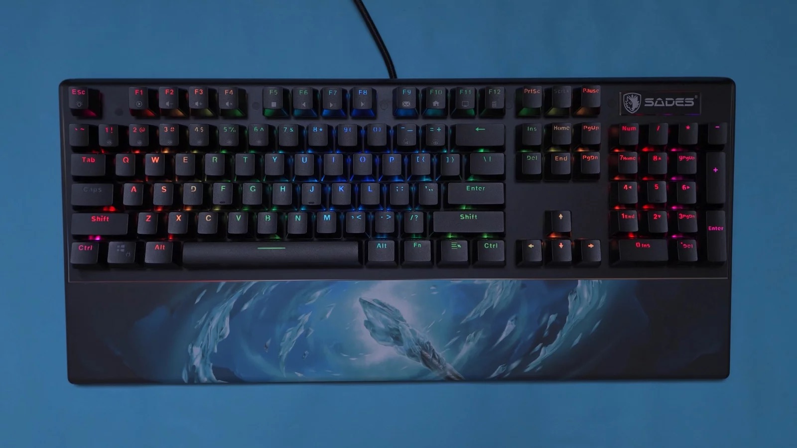Sades Gaming Keyboard: How To Turn Off Colored Lights