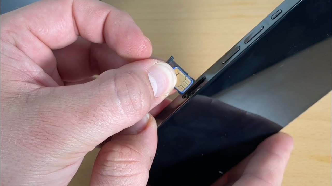 Safely Removing SIM Card From IPhone 13