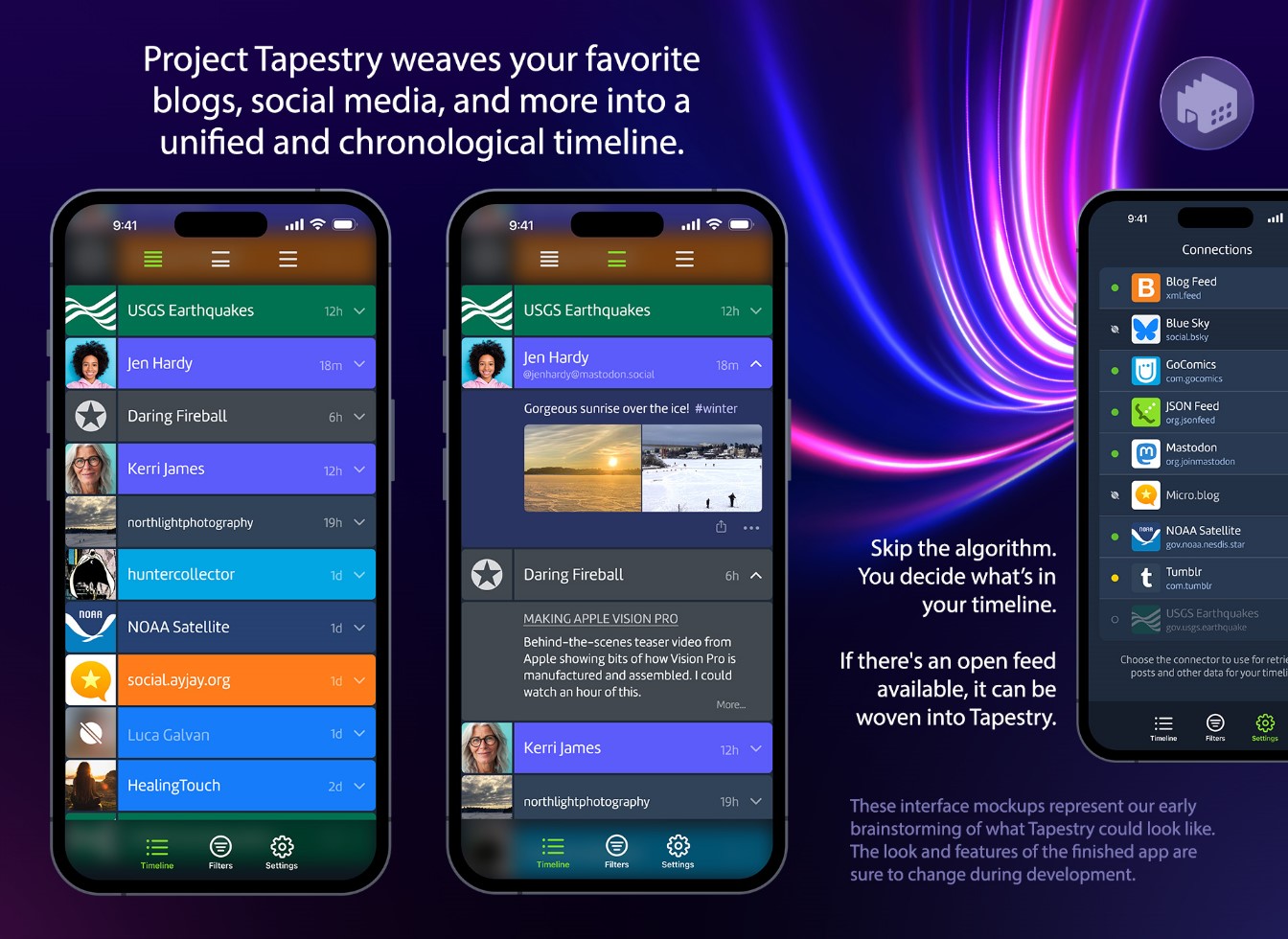 The Iconfactory Launches Tapestry, A New App For Tracking Social Media And News