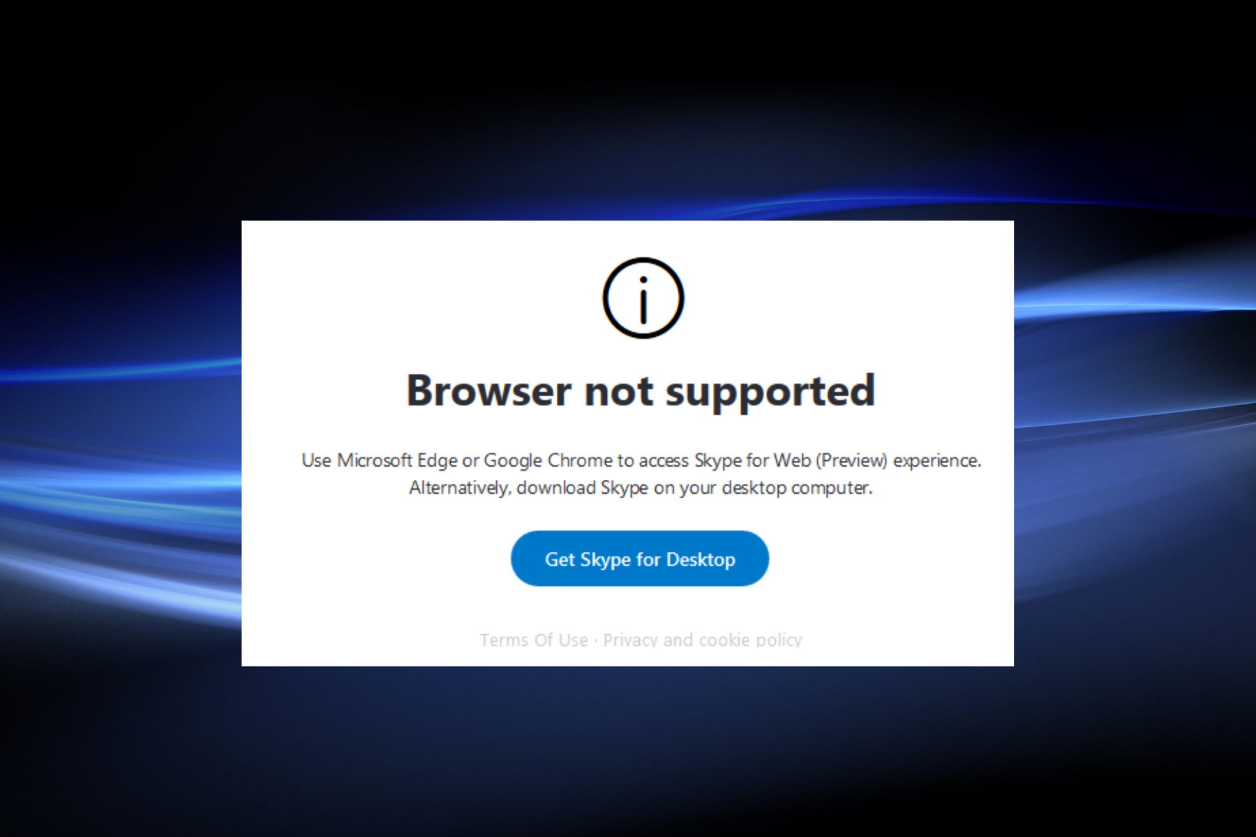 What Does “Browser Not Supported” Mean