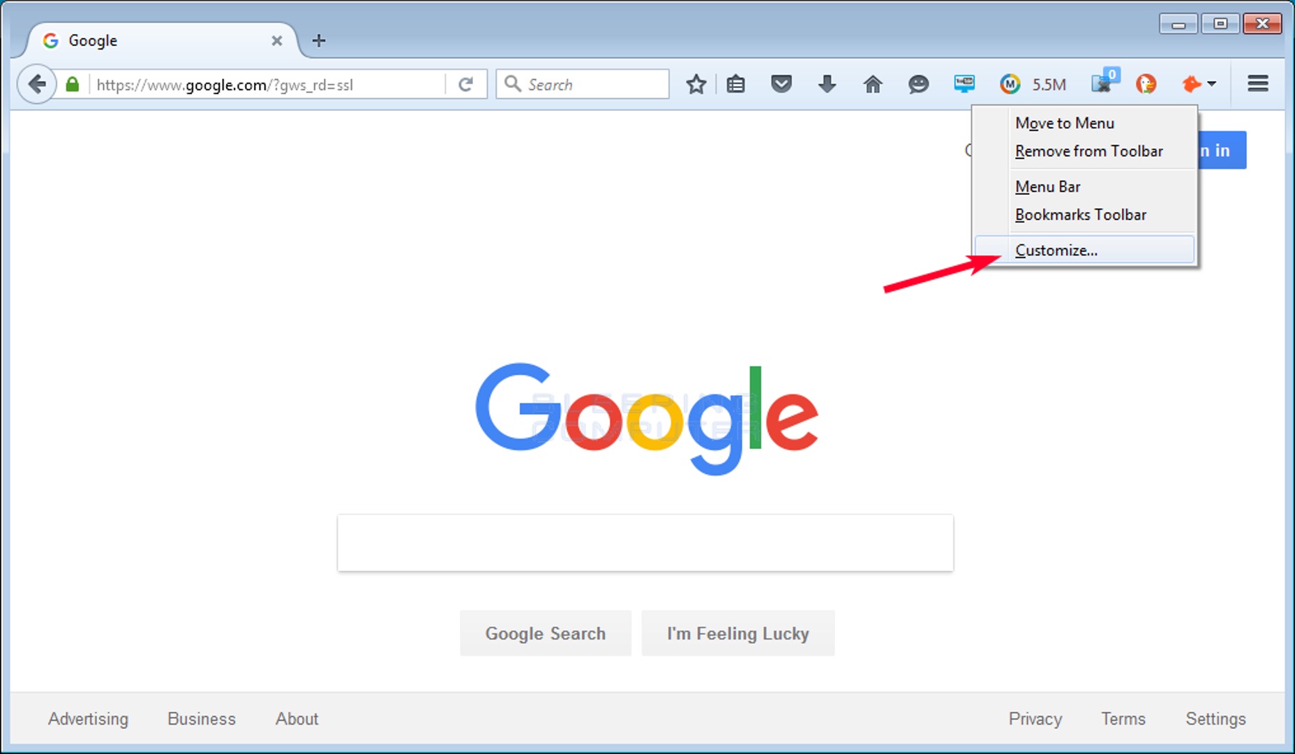 Where Is My Google Toolbar In Firefox