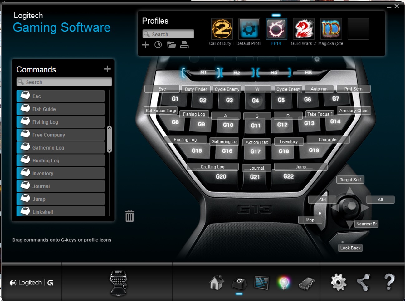 Where Is The Logitech Gaming Keyboard Profile For Final Fantasy XIV