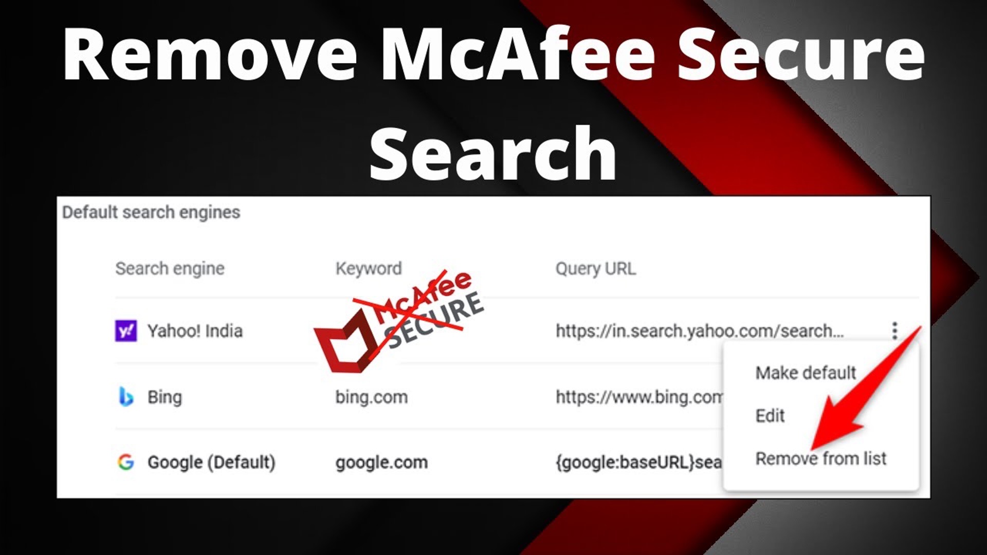 Why Does Yahoo Keep Opening In Chrome With McAfee?