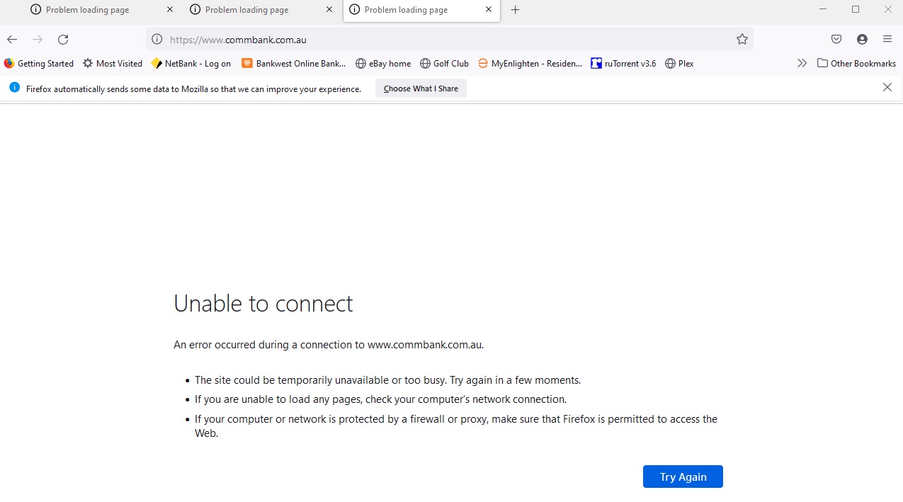 Why Wont My Firefox Connect To The Internet