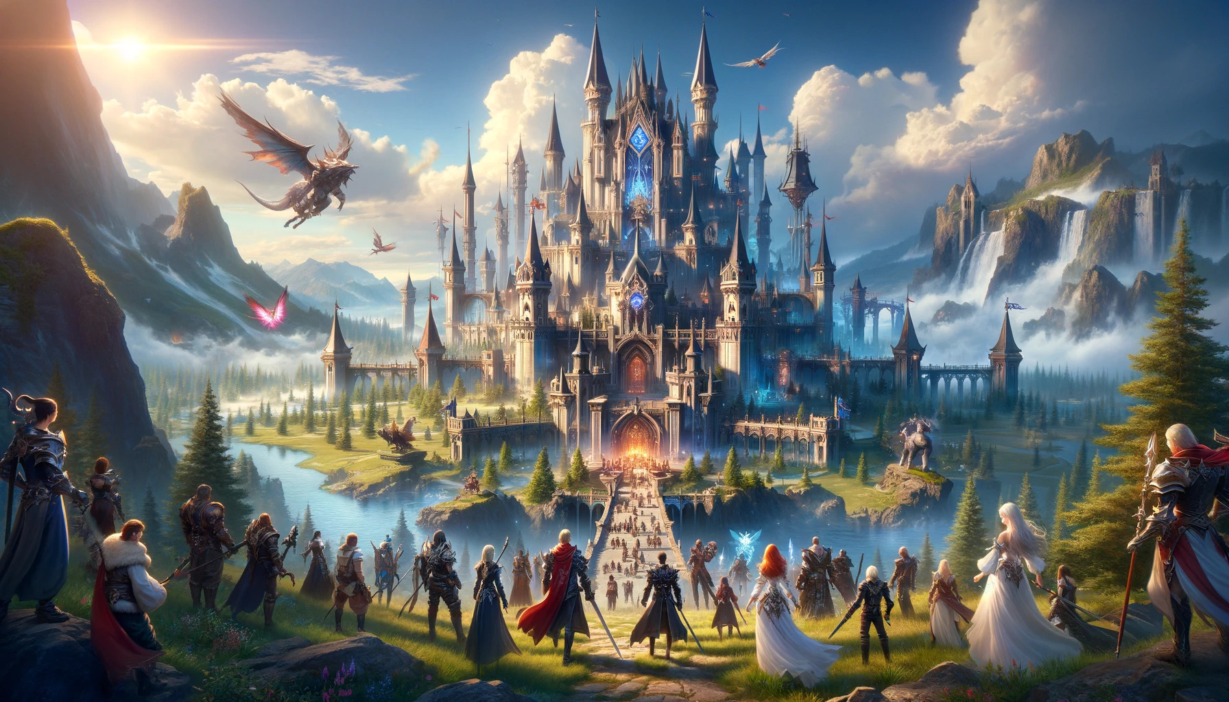 fantasy MMORPG world