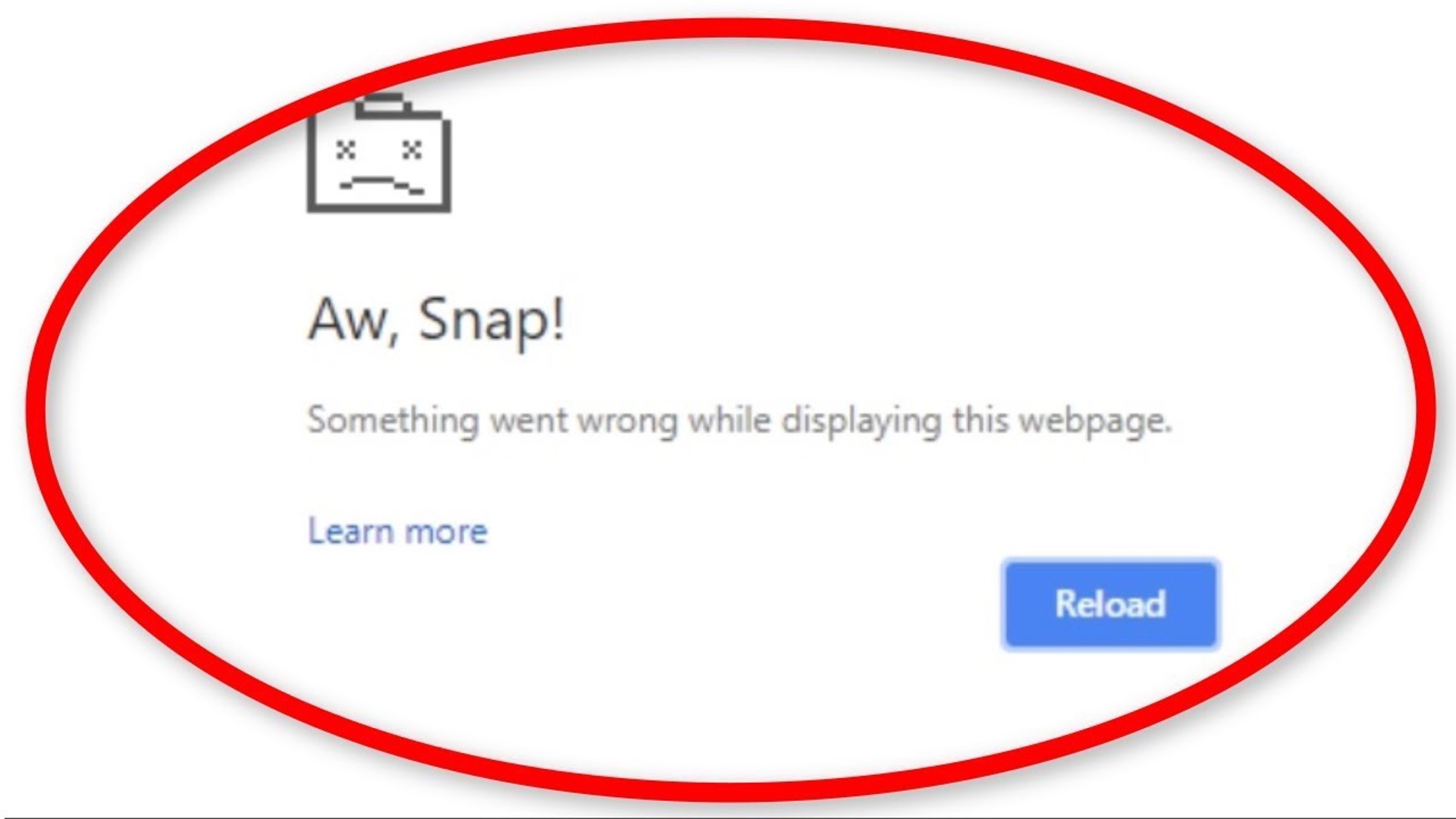 How Do I Permanently Fix Aw Snap In Chrome?
