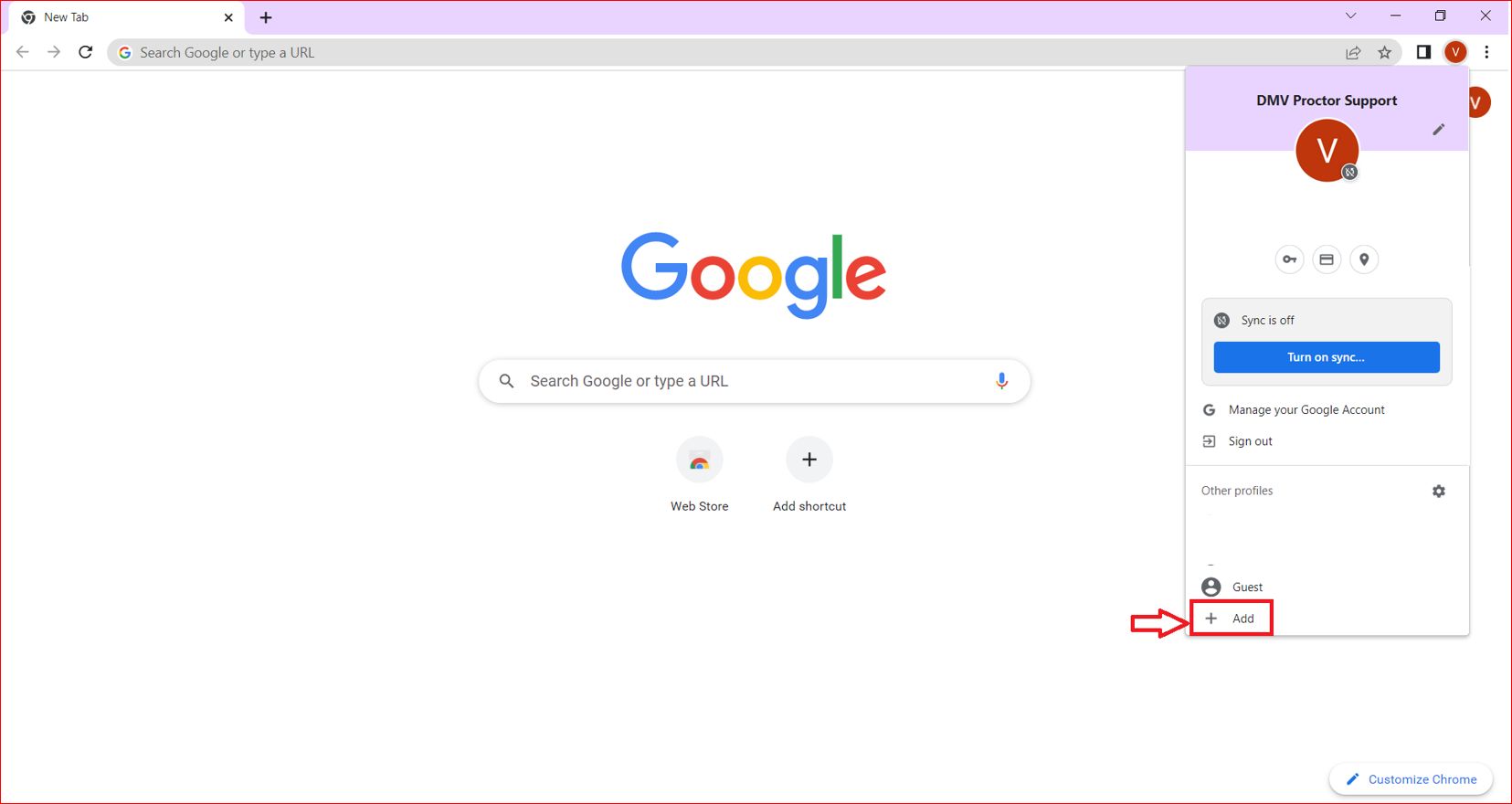 How To Add A New Chrome Profile
