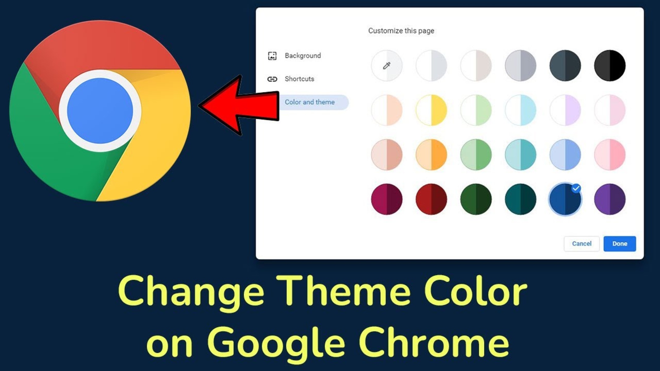 How To Change The Color Of Chrome