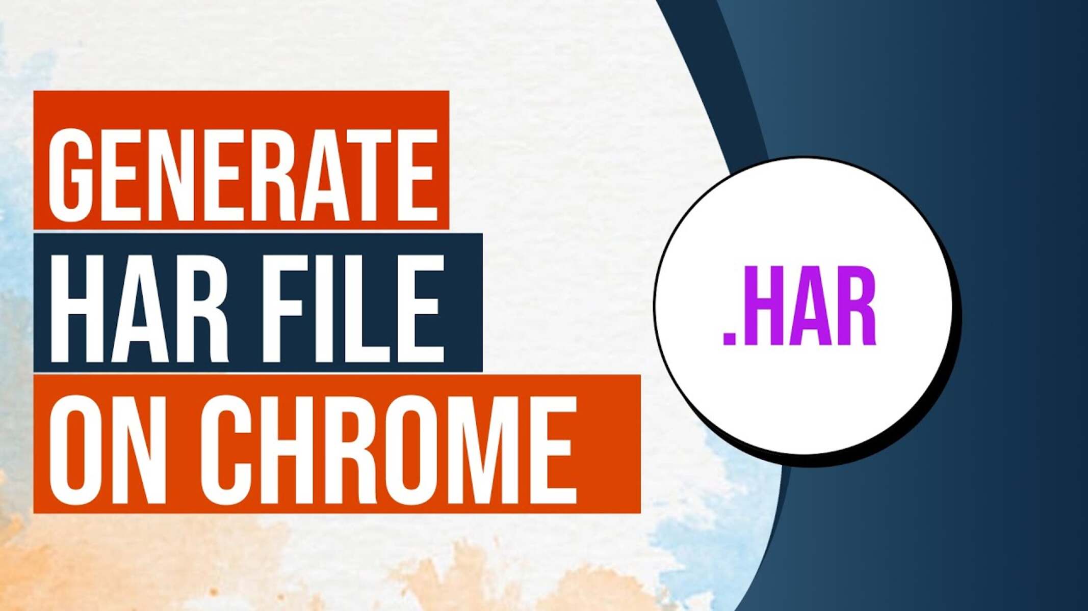 How To Generate HAR File In Chrome