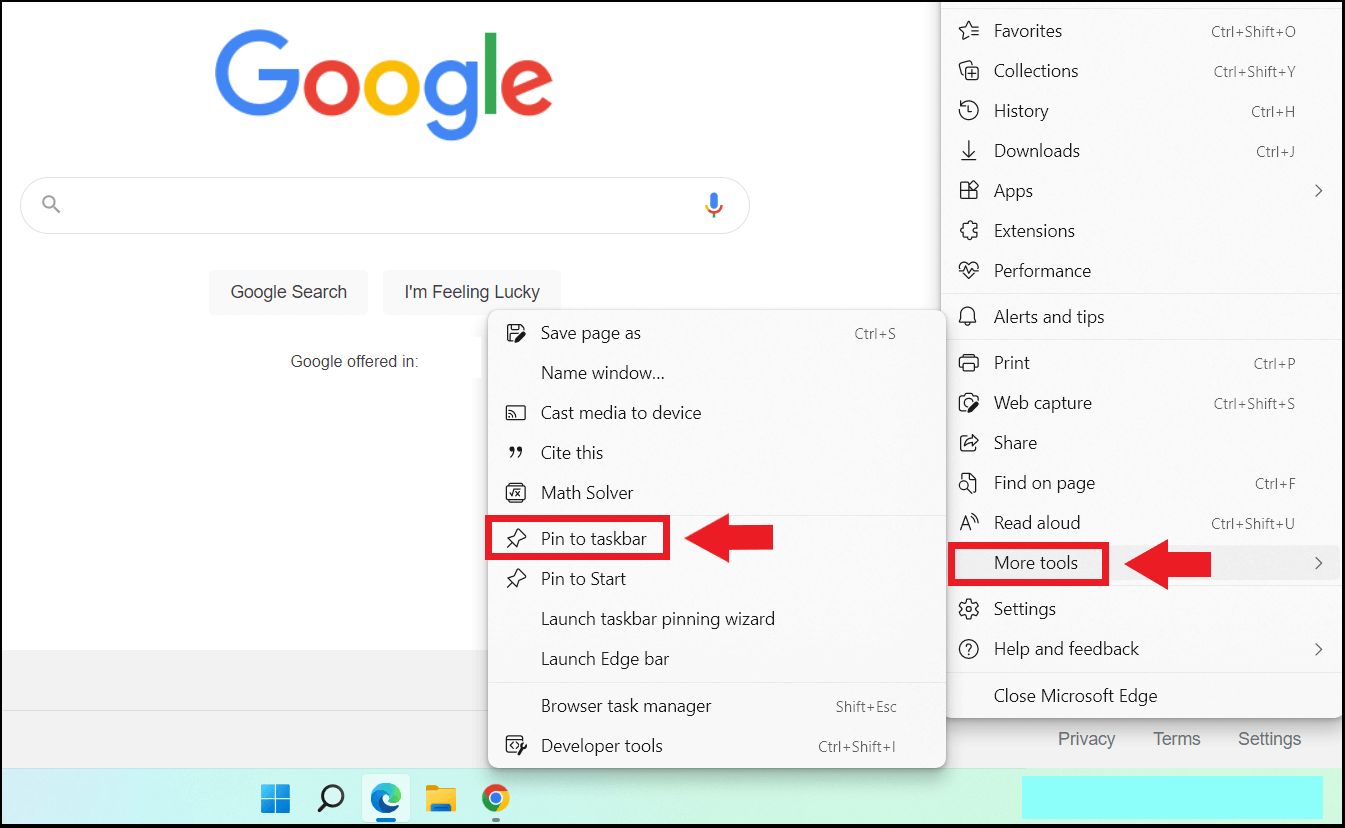 How To Pin Chrome To Taskbar On Windows 11