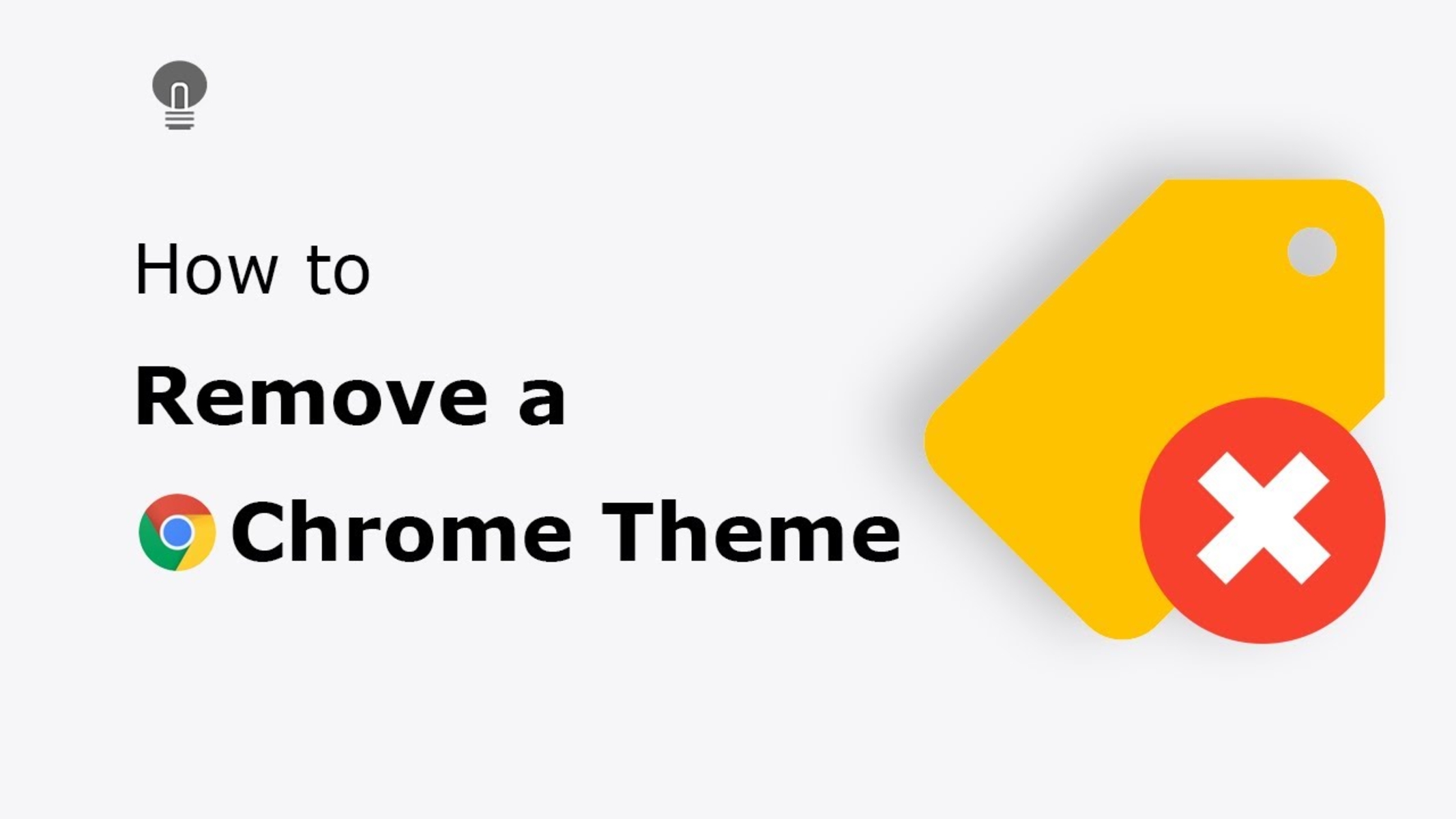 How To Remove Chrome Theme