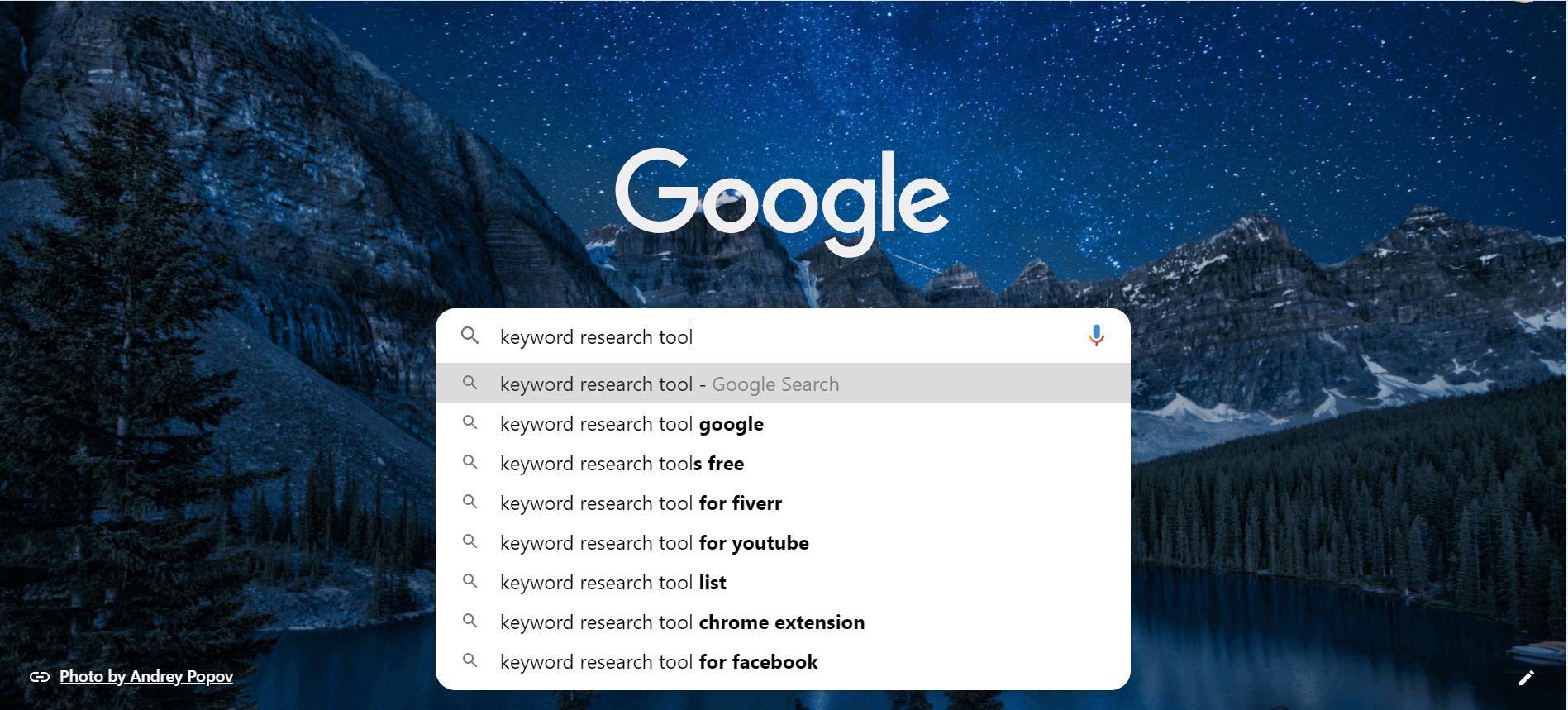 How To Search Keywords On Google Chrome