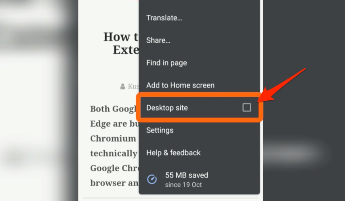 How To Switch To Desktop Mode On Chrome