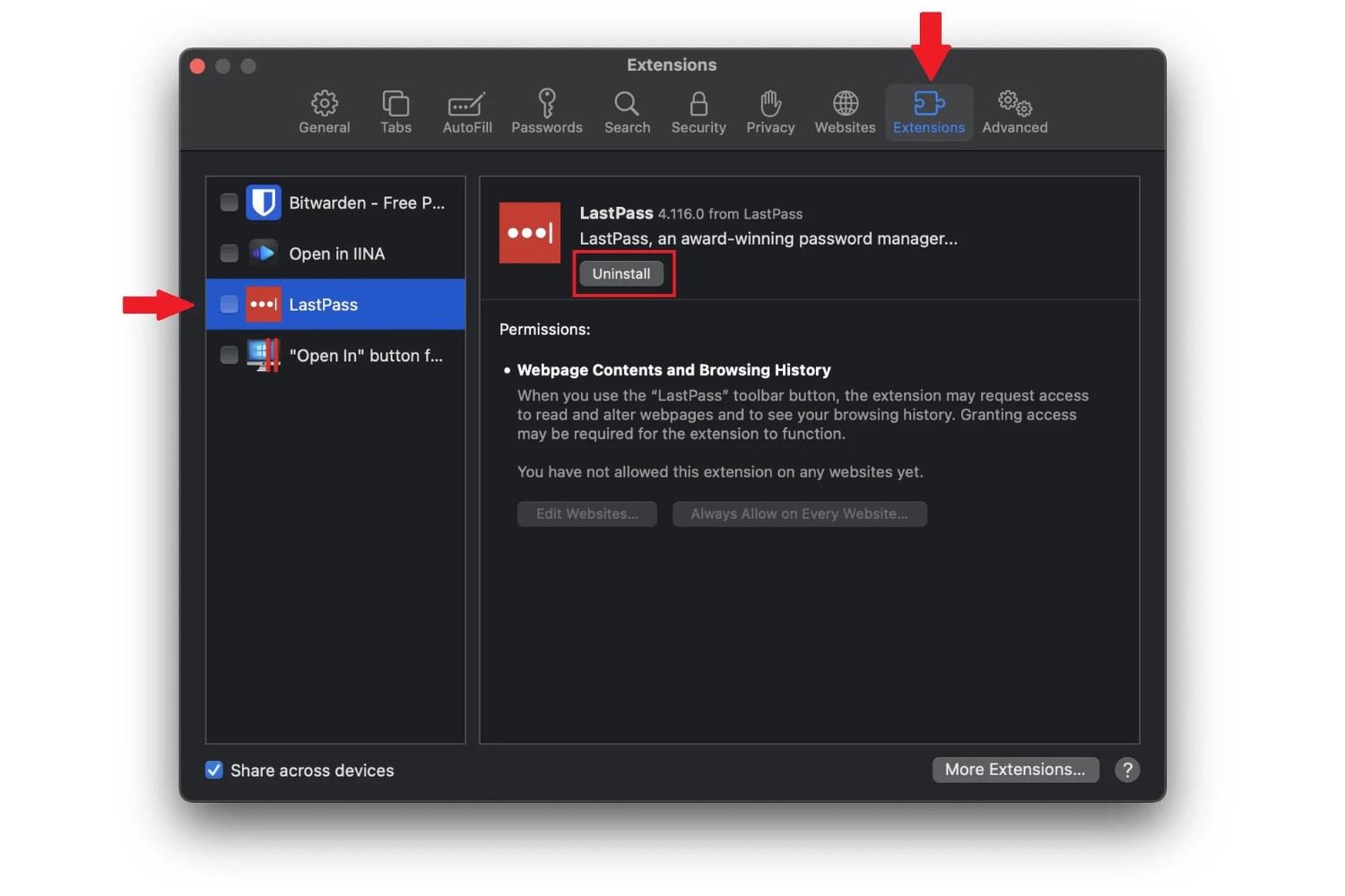 How To Uninstall Lastpass From Chrome