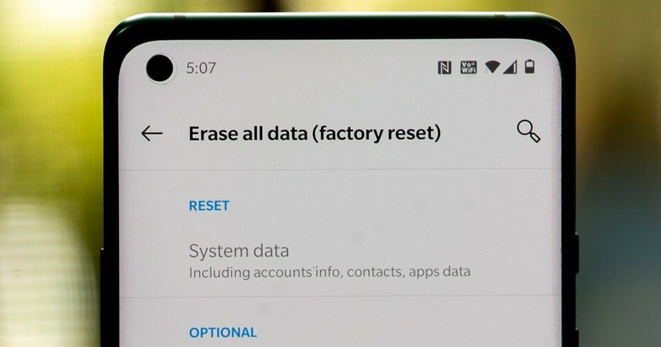 Restoring To Defaults: Step-by-Step Factory Reset On OnePlus 8 Pro
