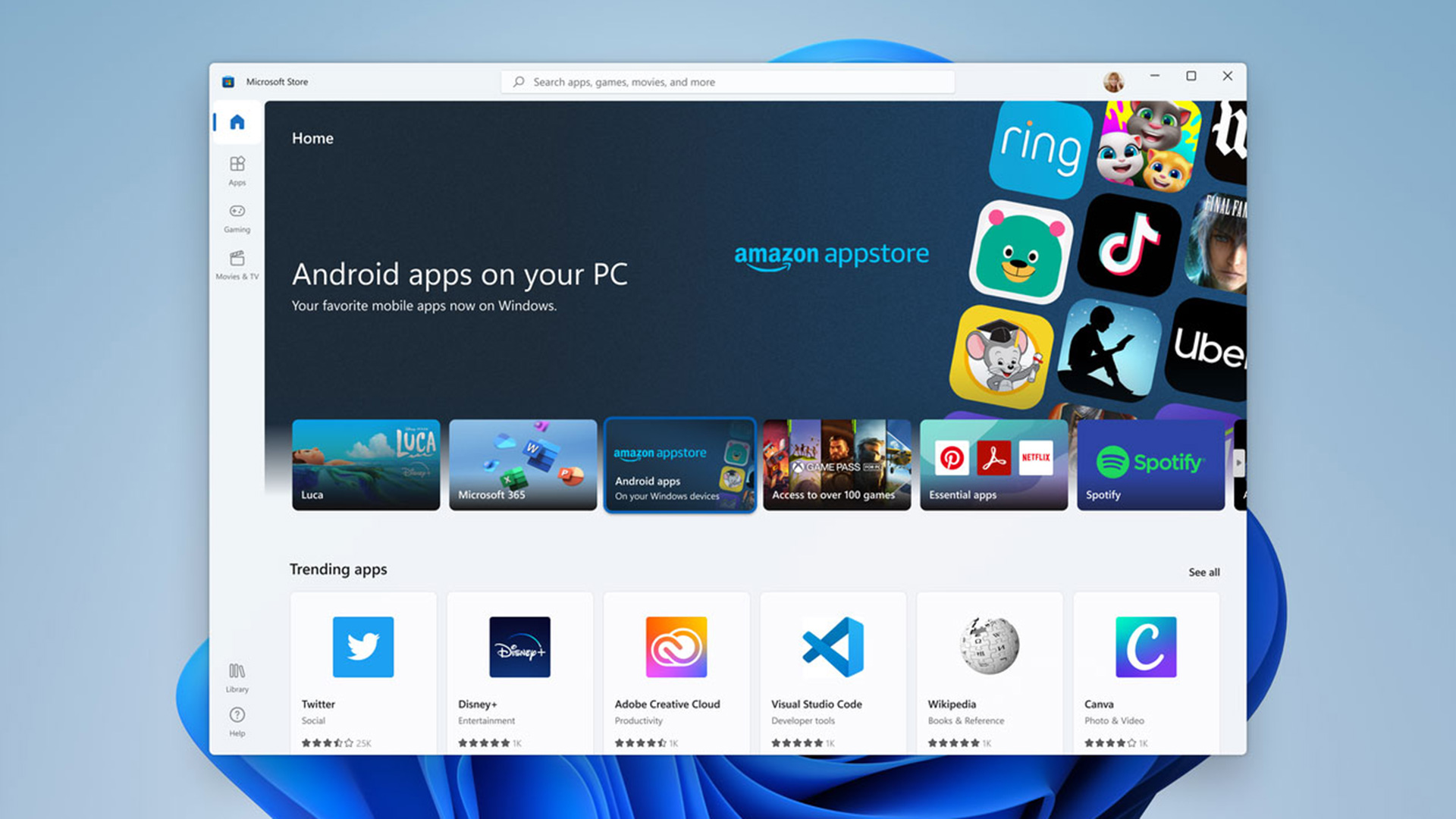 Windows 11 To Discontinue Official Support For Android Apps And Amazon Appstore