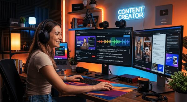 How Content Creators Use AI Transcription to Repurpose Video and Audio