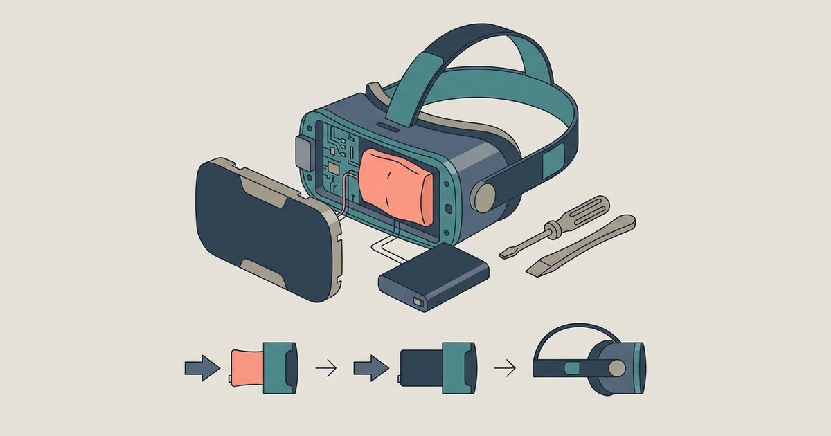 How To Replace A Degraded VR Headset Battery