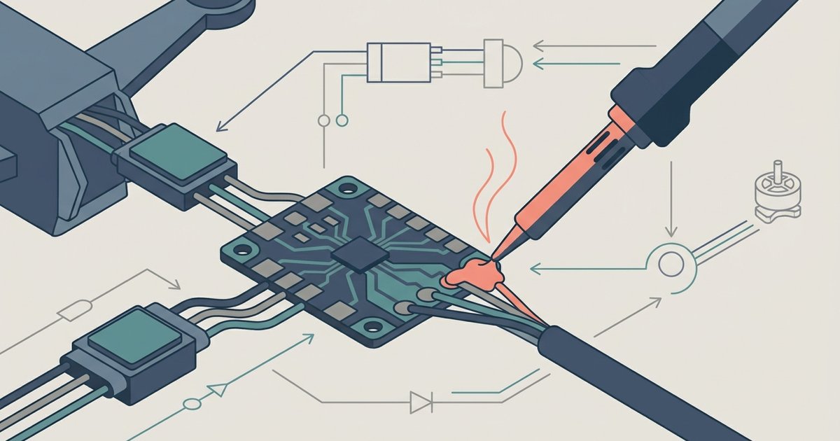 How To Solder Drone ESC And Power Distribution Board Connections