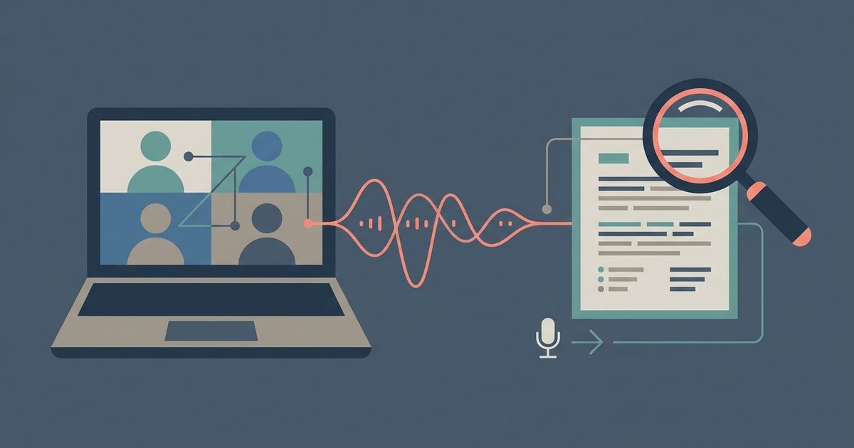 Turning Meeting and Lecture Recordings Into Notes You Can Search