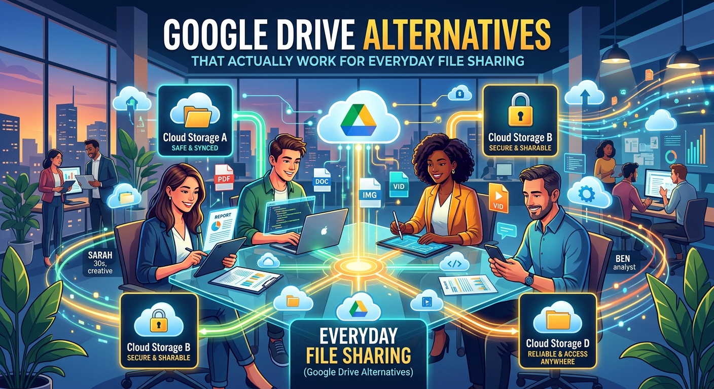 Google Drive Alternatives That Actually Work for Everyday File Sharing